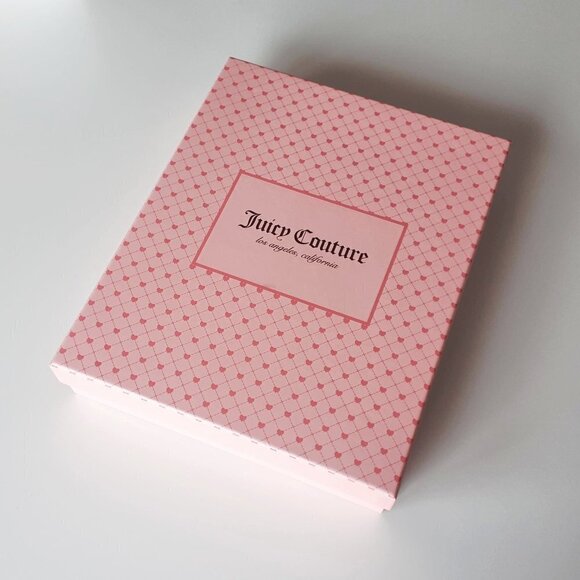 NWT Juicy Couture grey knit hat & scarf boxed set - Picture 5 of 6